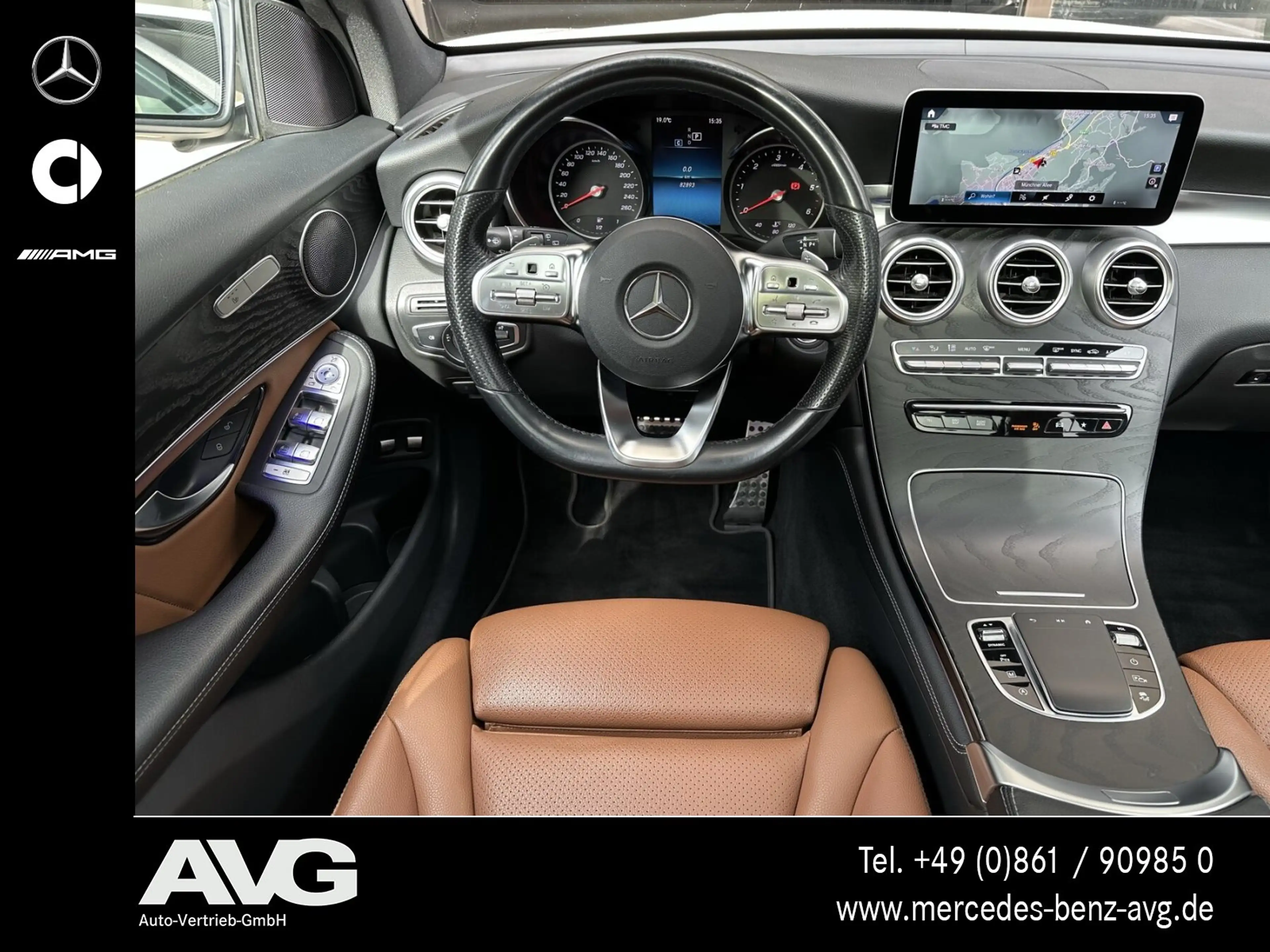 Mercedes-Benz GLC 220 GLC 220 d 4M AMG AHK Pano HUD 19" RFK LED Night BC — photo 14