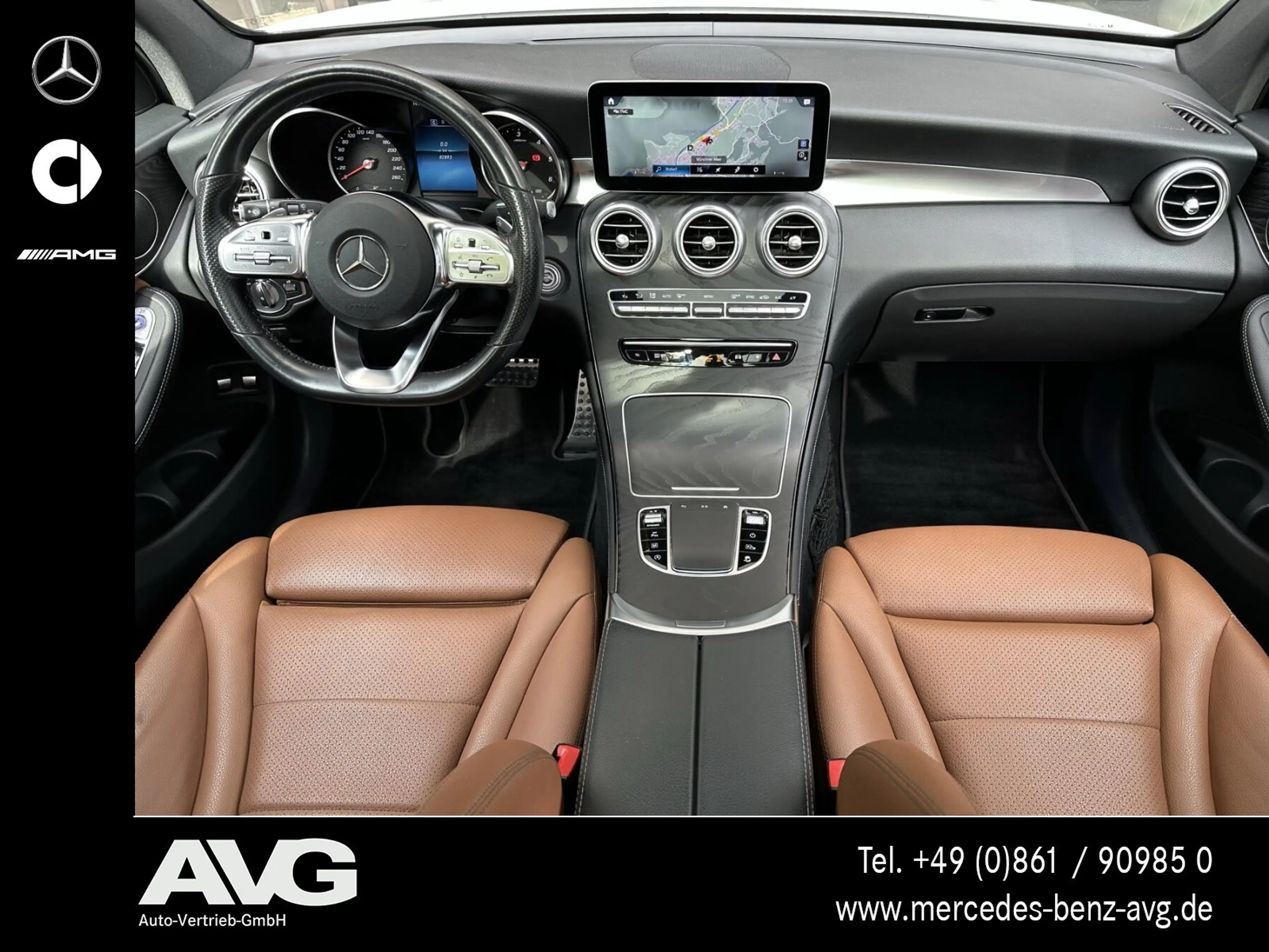 Mercedes-Benz GLC 220 GLC 220 d 4M AMG AHK Pano HUD 19" RFK LED Night BC — photo 13