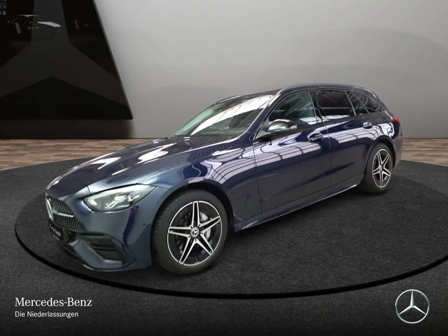 Mercedes-Benz C 300 e T AMG+NIGHT+LED+KAMERA+KEYLESS+9G Bleu - 2