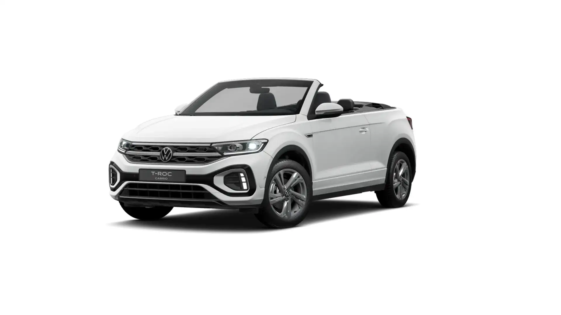 Volkswagen T-Roc Cabrio 1.5 TSI DSG R-LINE LM17 AHK NAVI SI Weiß - 2