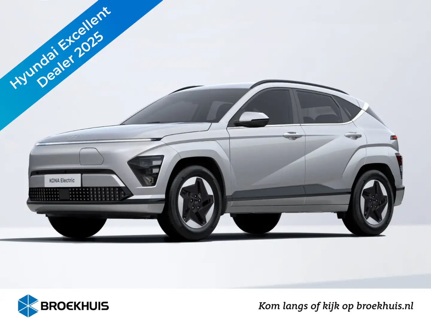 Hyundai KONA Electric 65.4 kWh 218pk Comfort | € 5434,- korting Zilver - 1