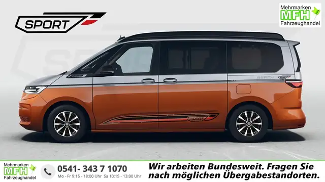 Volkswagen T7 California Beach 2.0TDI DSG Sport Edition 8 Fach GV5 High+...