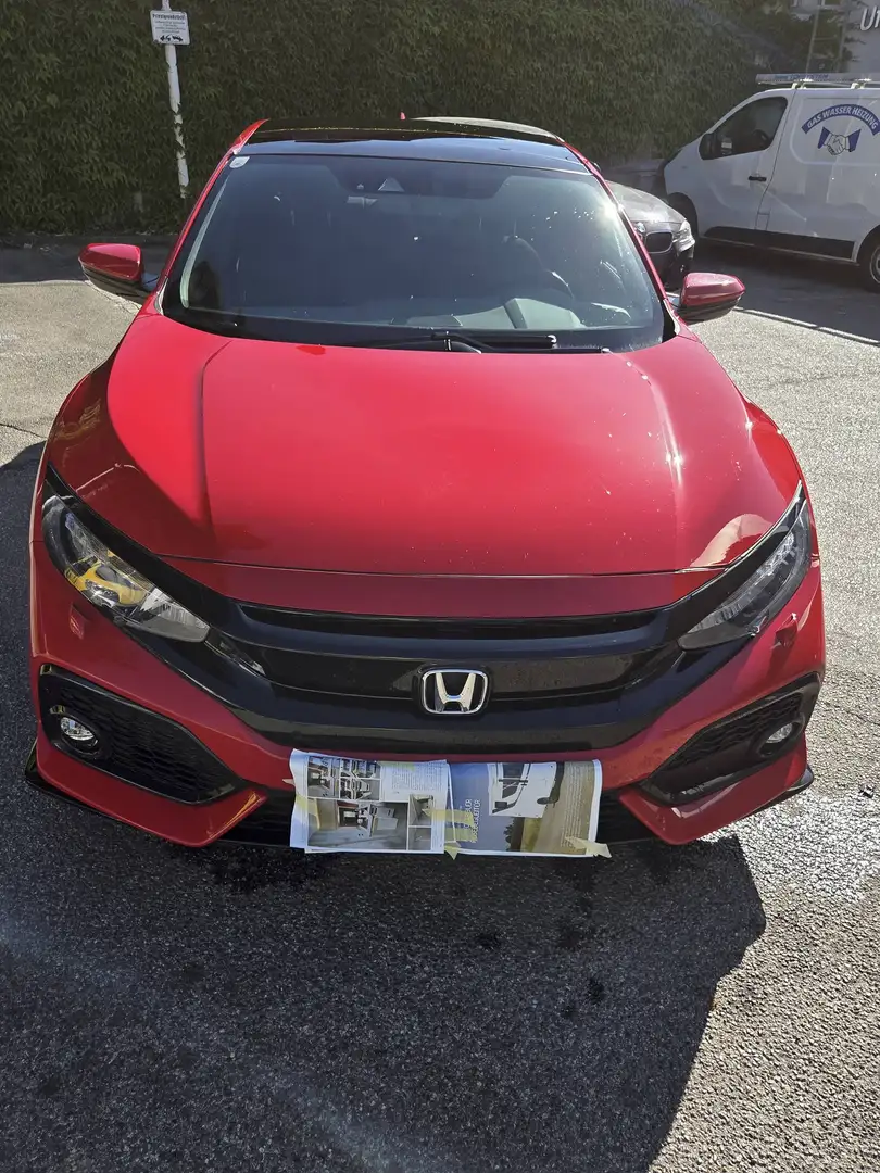 Honda Civic Civic 1,5 VTEC Turbo Sport Plus CVT Aut. Sport Plus Rot - 2