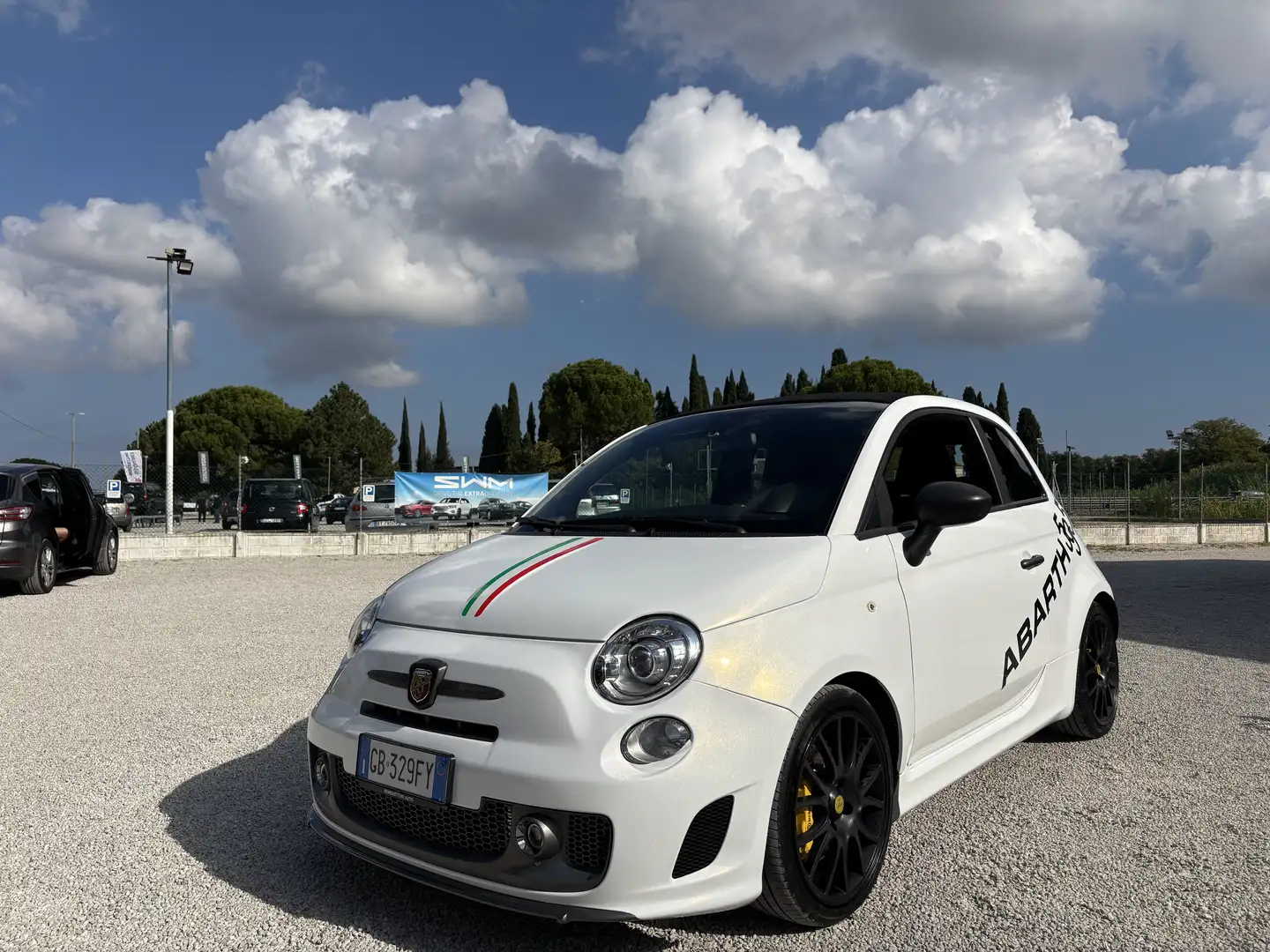 Abarth 595 Competizione 1.4T-JET 180CV stage3 CABRIOLET AUTOMATICA Blanco - 2