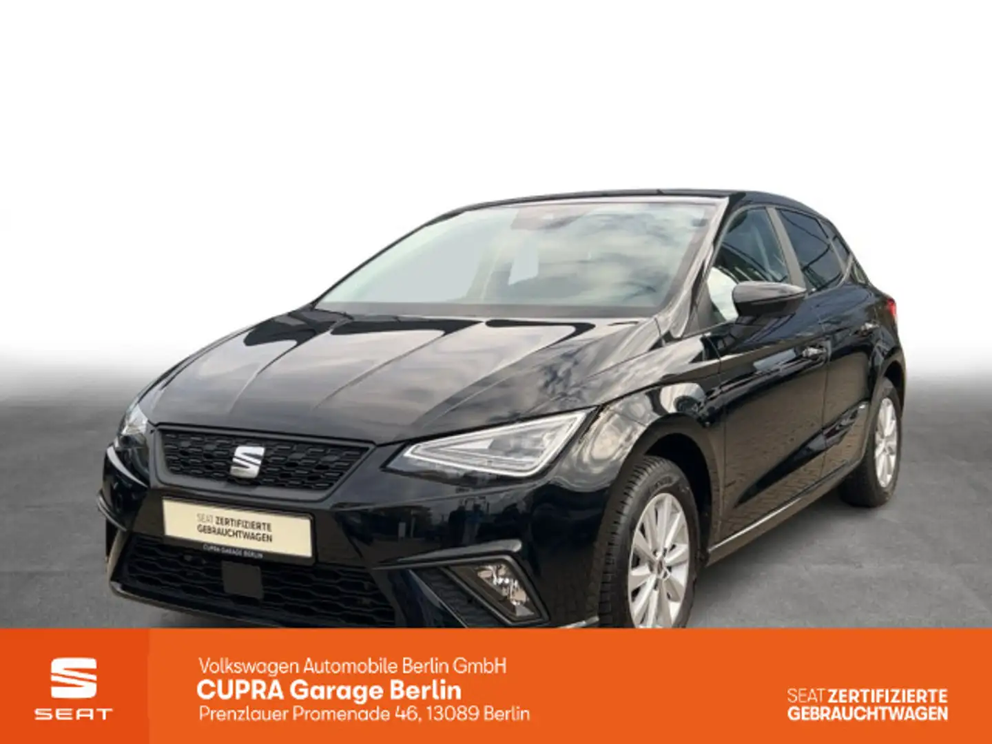 SEAT Ibiza 1.0 TSI DSG Style Climatronic LED SHZ PDC Schwarz - 1