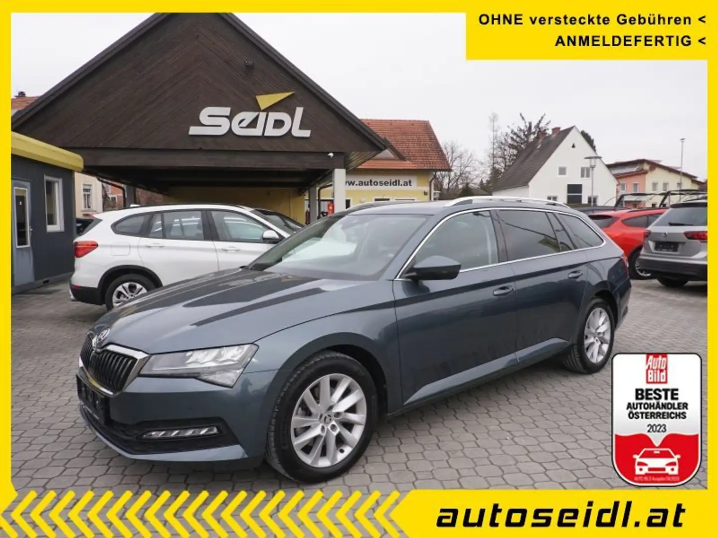 Skoda Superb Kombi 1,6 TDI Ambition DSG *LED+NAVI+ACC* Grau - 1