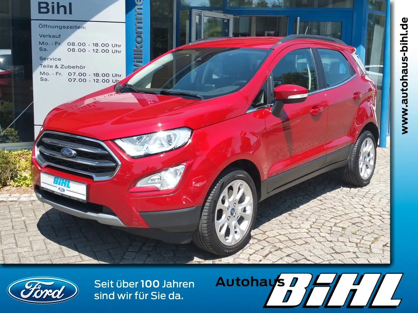 Ford EcoSport Titanium Klimaautom. Xenon Winterpaket Rouge - 1