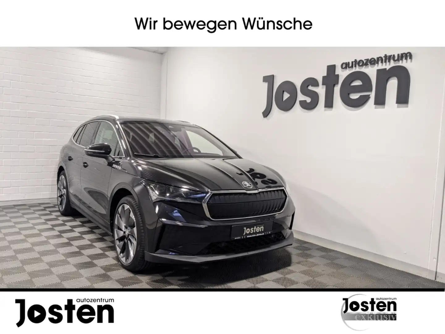 Skoda Enyaq Lounge 80 AHK DCC NAVI ACC WÄRMEPUMPE PANO Noir - 1