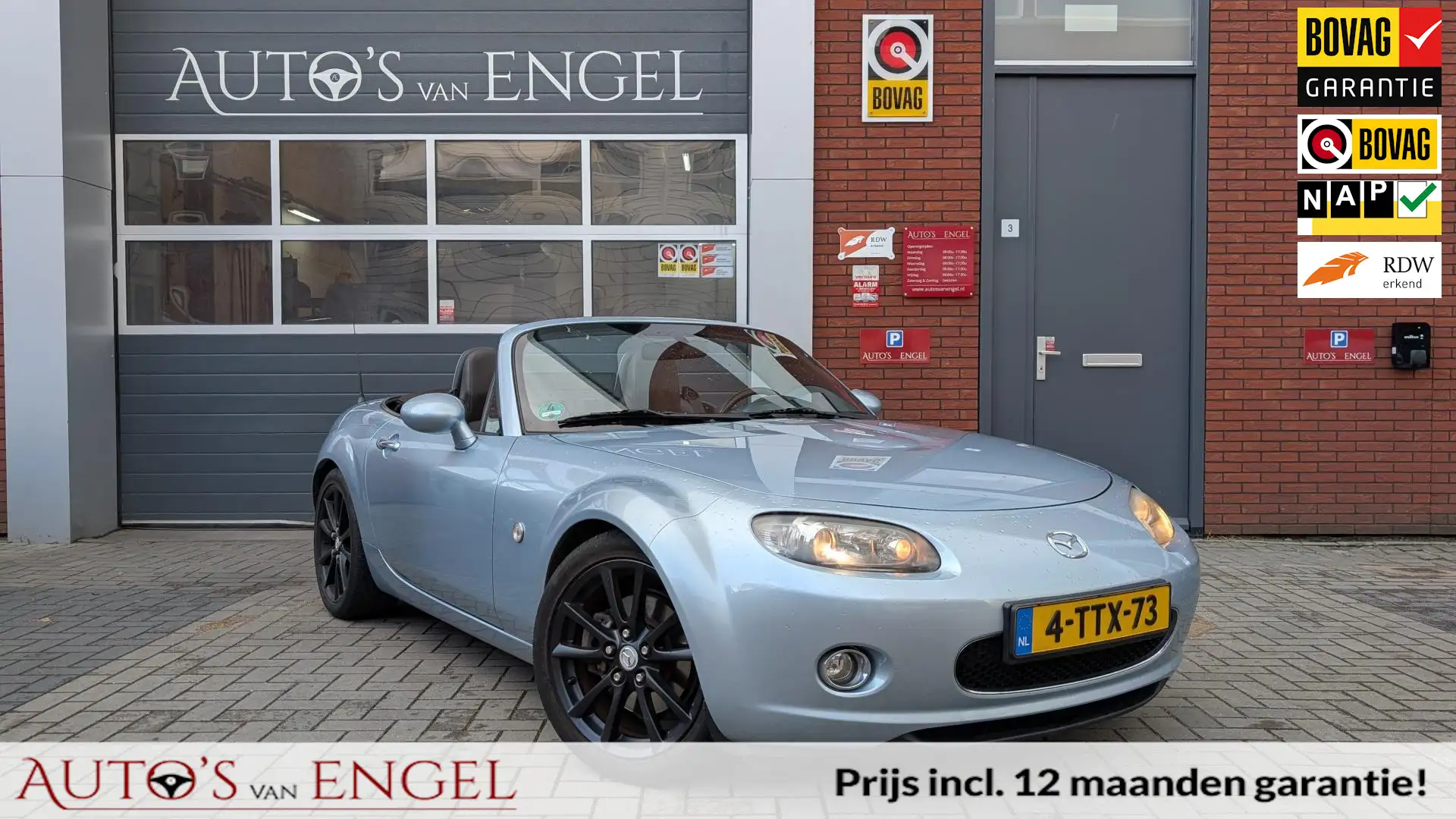 Mazda MX-5 1.8 Expression Niseko/Leder/Stoelverwarming/Garant Bleu - 1