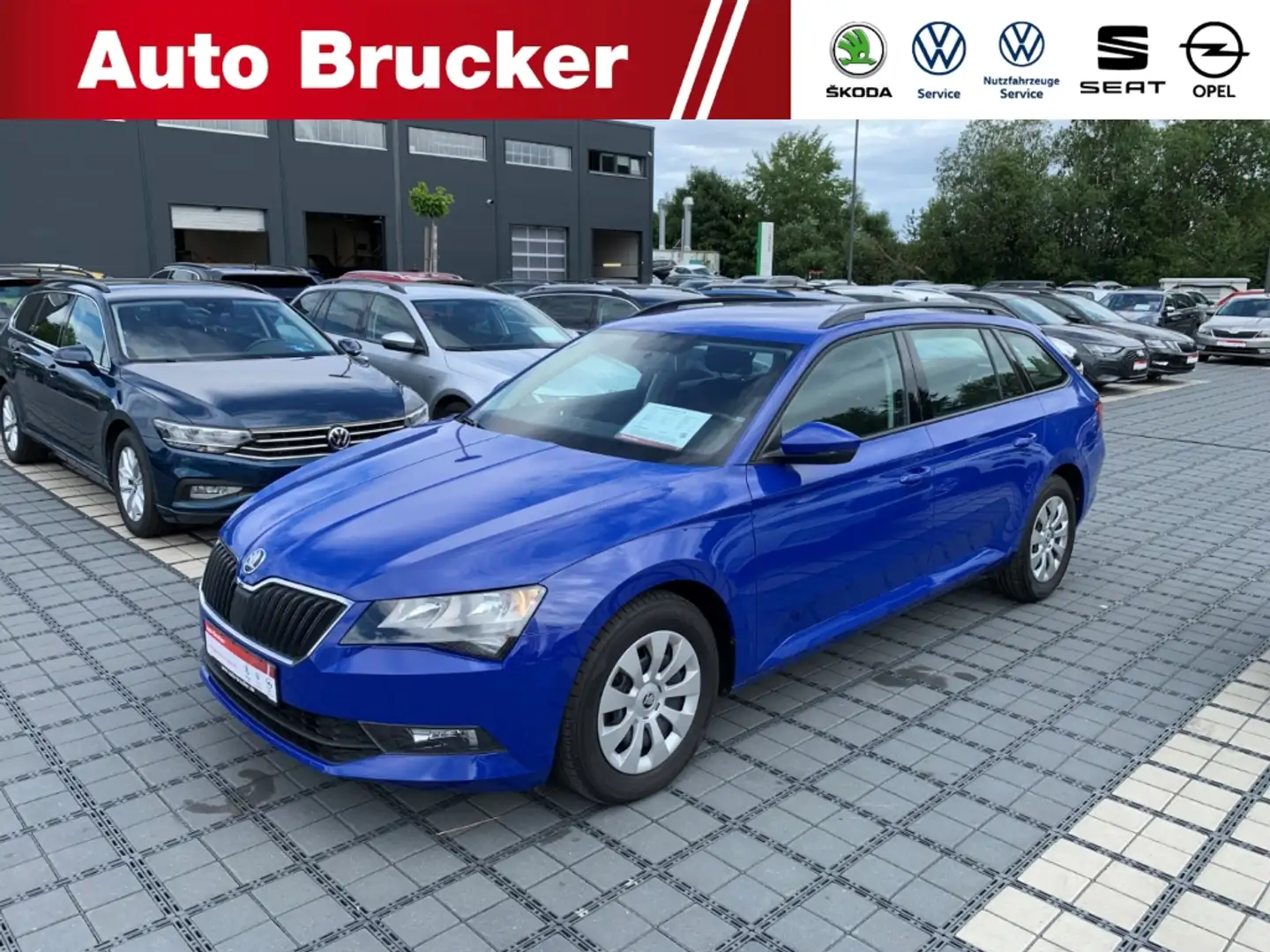 Skoda Superb Combi Active 2.0 TDI Klimaanlage PDC SHZ Blau - 1