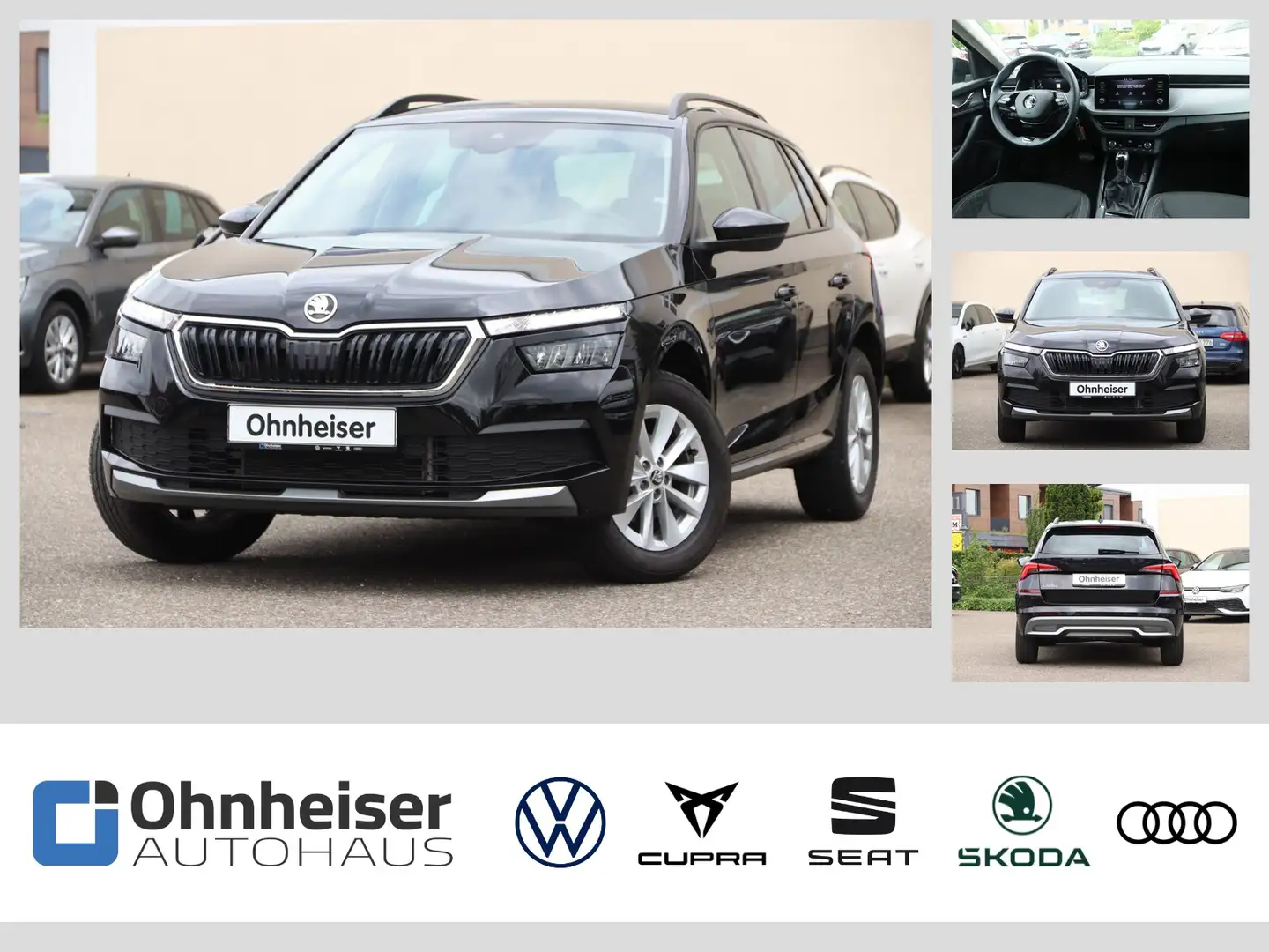 Skoda Kamiq 1.0 TSI 'Tour De France' DSG*SHZ*PDC*ALU Schwarz - 1