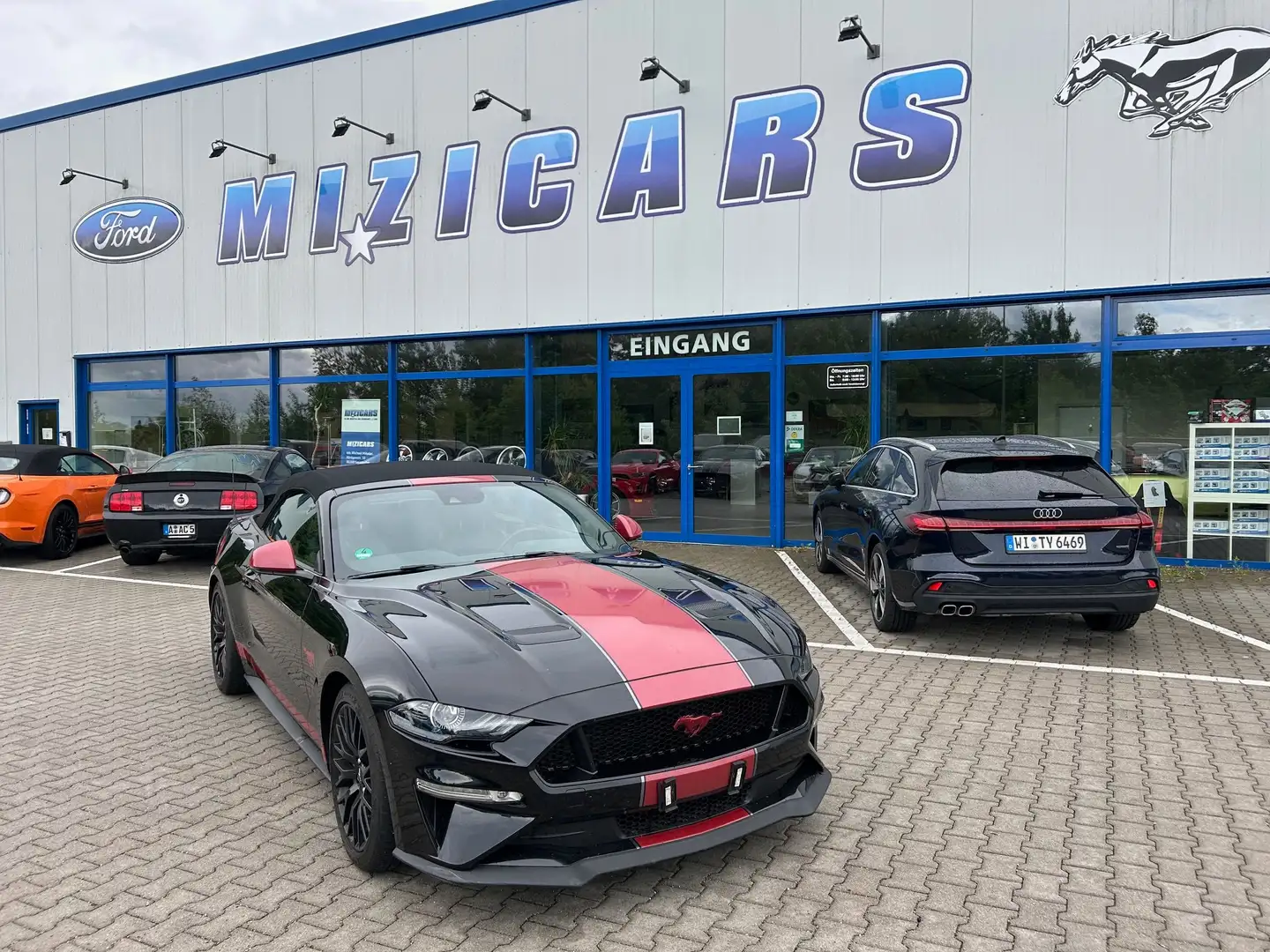 Ford Mustang 2020 Europamodell 1 Hand Unfallfrei Vollausstattun Zwart - 2