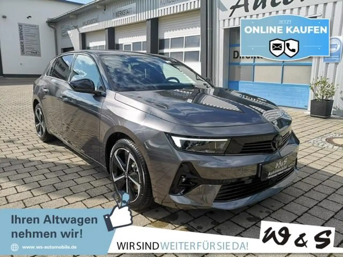 Opel Astra L Lim. 1.2 Turbo Autom. GS Line *360°*LED* Grau - 1