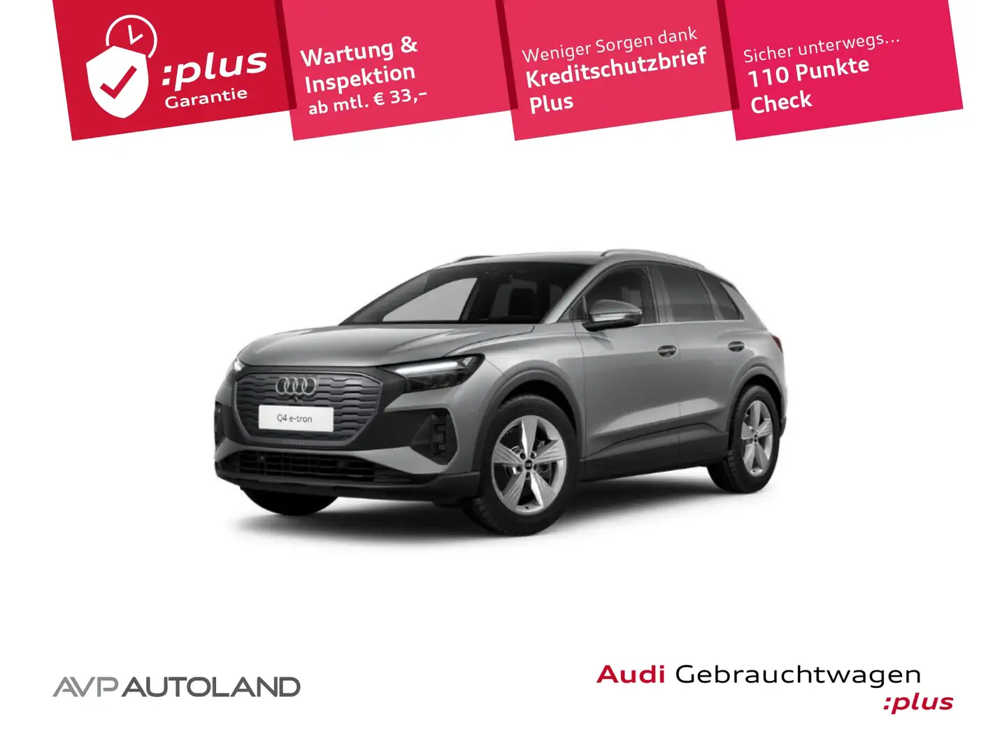 Audi Q4 e-tron Q4 40 e-tron | AHK | WÄRMEPUMPE | LED | PDC | Grijs - 1
