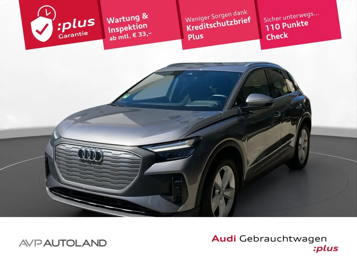 Audi Q4 e-tron Q4 40 e-tron | AHK | WÄRMEPUMPE | LED | PDC | Grau - 1