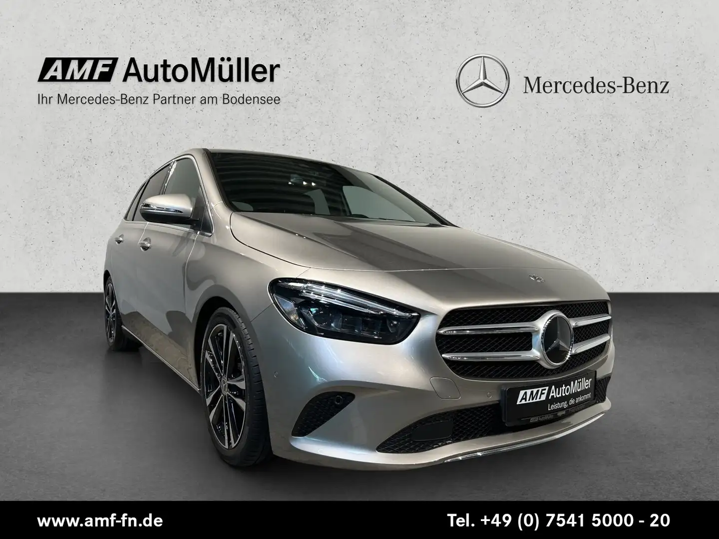 Mercedes-Benz B 220 B 220 d Progressive HUD+AHK+LEDER+RFK+MEMORY+LED Argent - 1