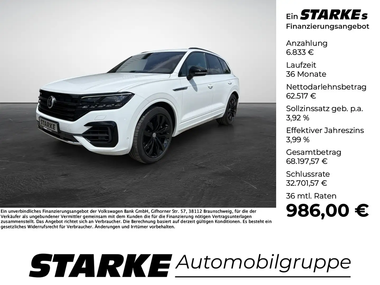 Volkswagen Touareg V8 TDI 4M R-Line Black Style Wit - 1