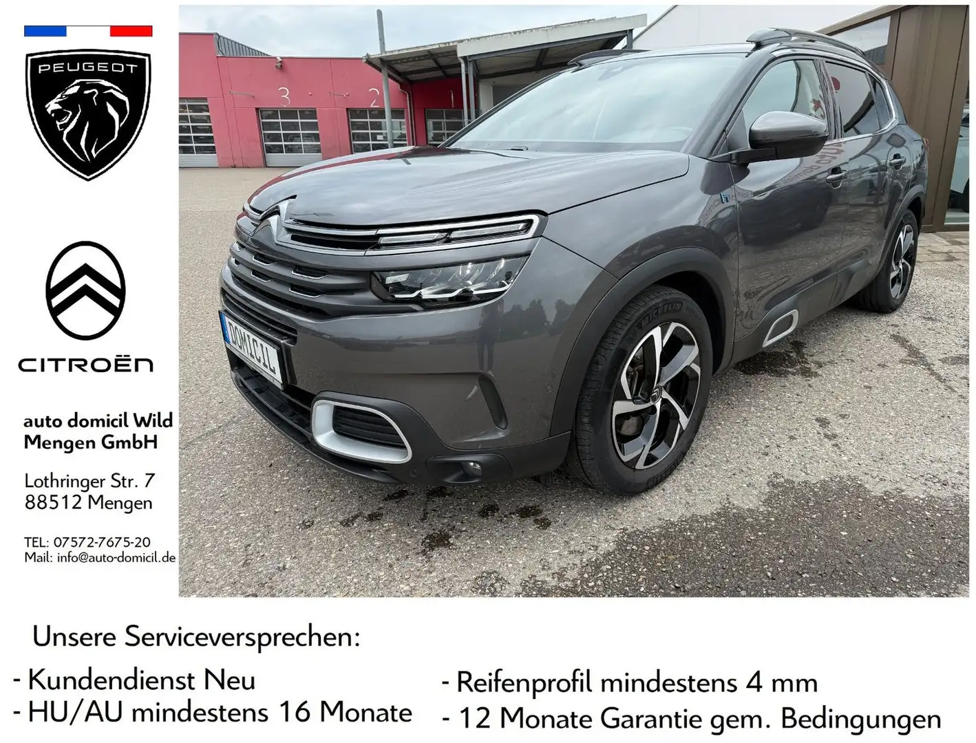 Citroen C5 Aircross Feel Pack Hybrid Grau - 1
