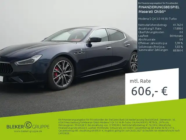 Maserati Ghibli Modena S Q4 3.0 V6 Bi-Turbo
