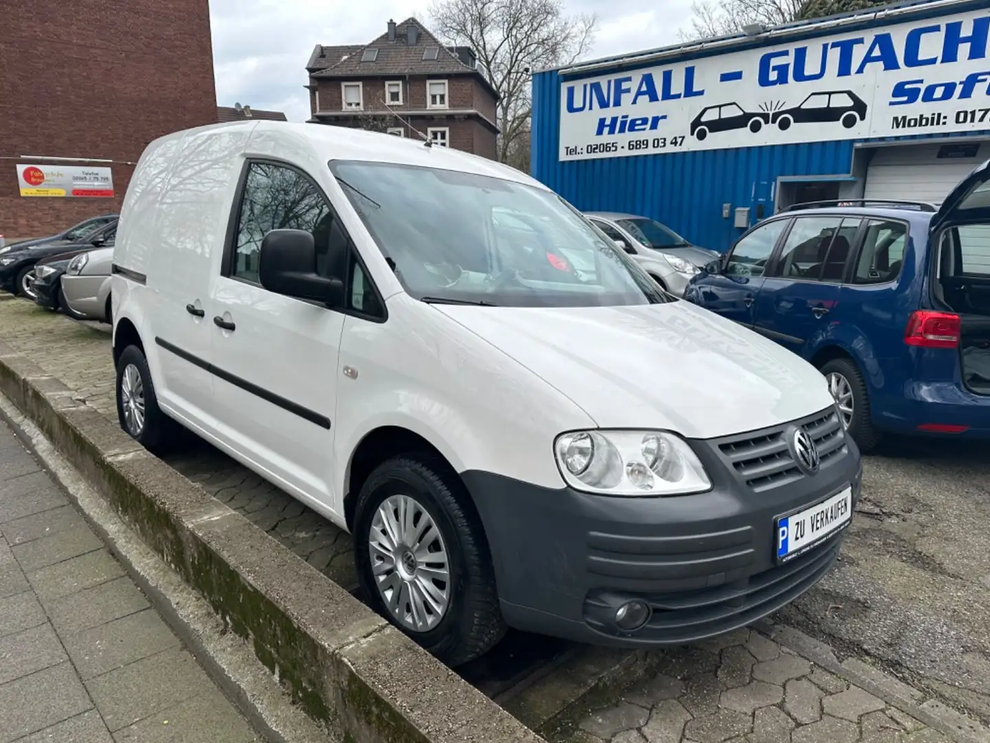 Volkswagen Caddy Kasten EcoFuel-AB-99€ im Monat /Gasanlage Blanc - 2