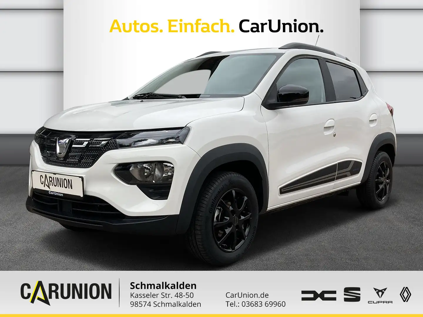 Dacia Spring Comfort Plus o. Look-Paket-Orange Blanc - 1