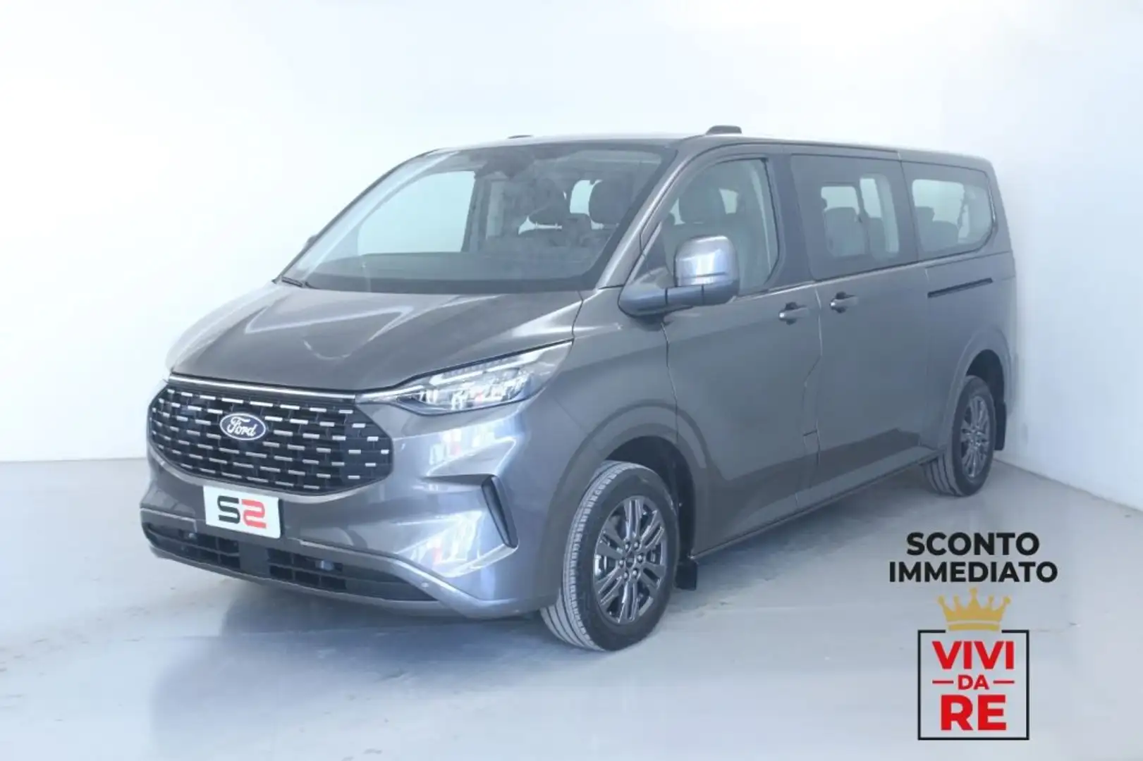Ford Tourneo Custom 2.0 170CV aut.PL Titanium L2H19P*SCONTO IMMEDIATO* Grigio - 1