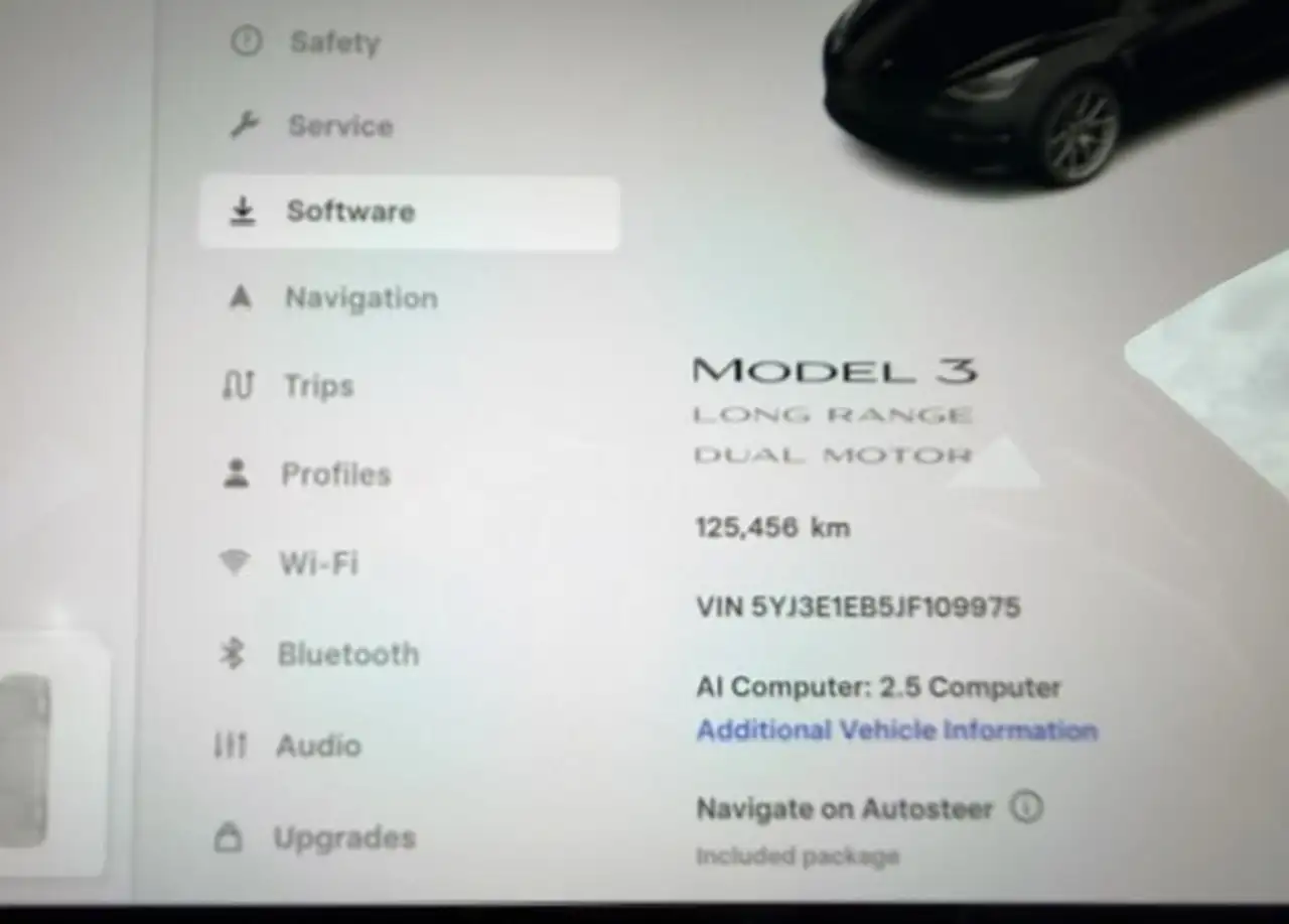Tesla Model 3 photo Tesla Model 3