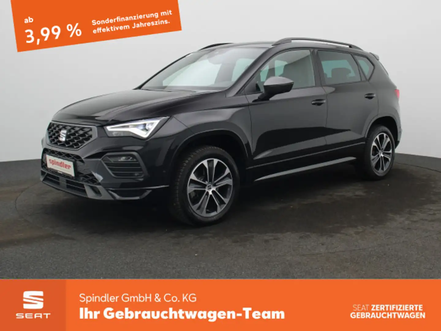 SEAT Ateca FR 2.0 TDI DSG / Navi, FullLink, LED, AHK Noir - 1