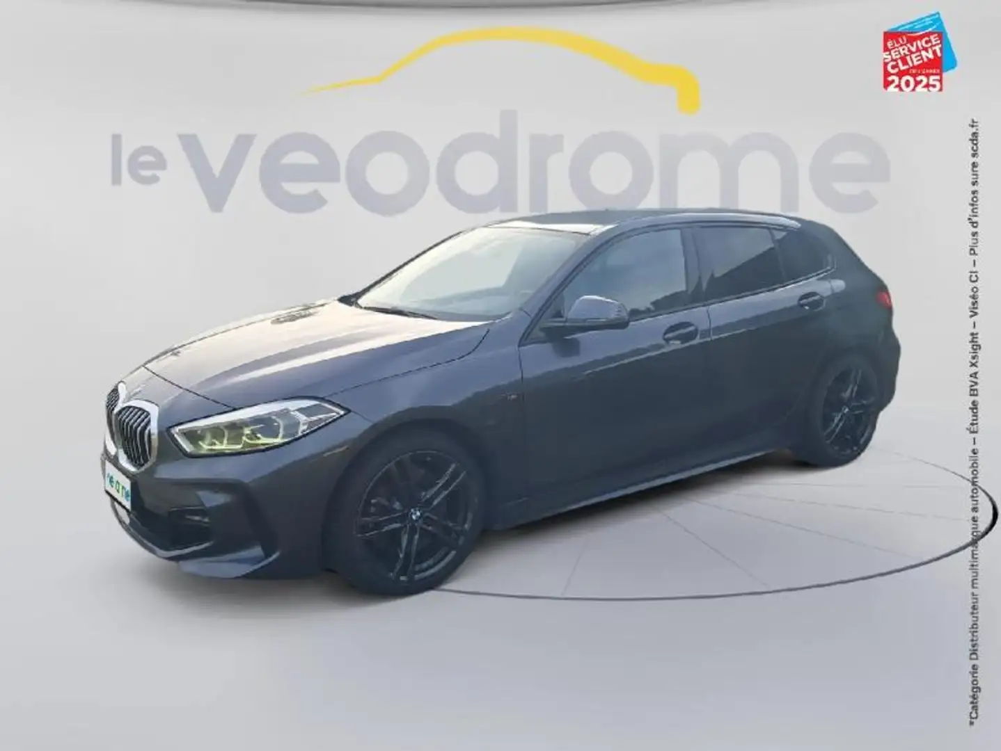 BMW 120 120dA xDrive 190ch M Sport Sieges chauf GPS Camera Gris - 1