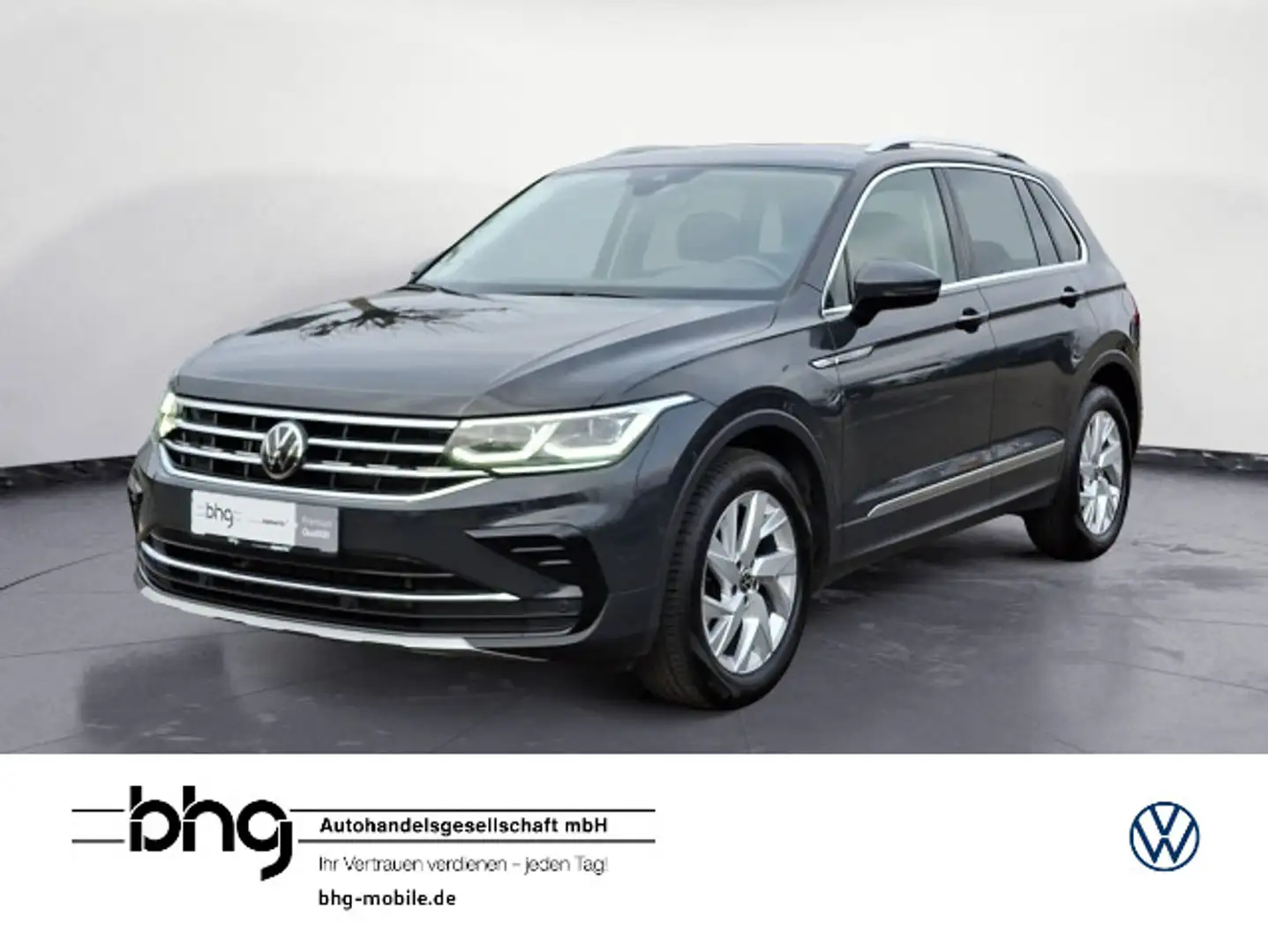 Volkswagen Tiguan Elegance 2,0 TDI SCR DSG AHK BusinessPrem Grau - 1