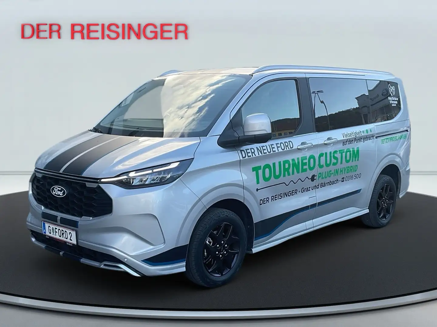Ford Tourneo Custom Sport PHEV Aut. Silber - 1