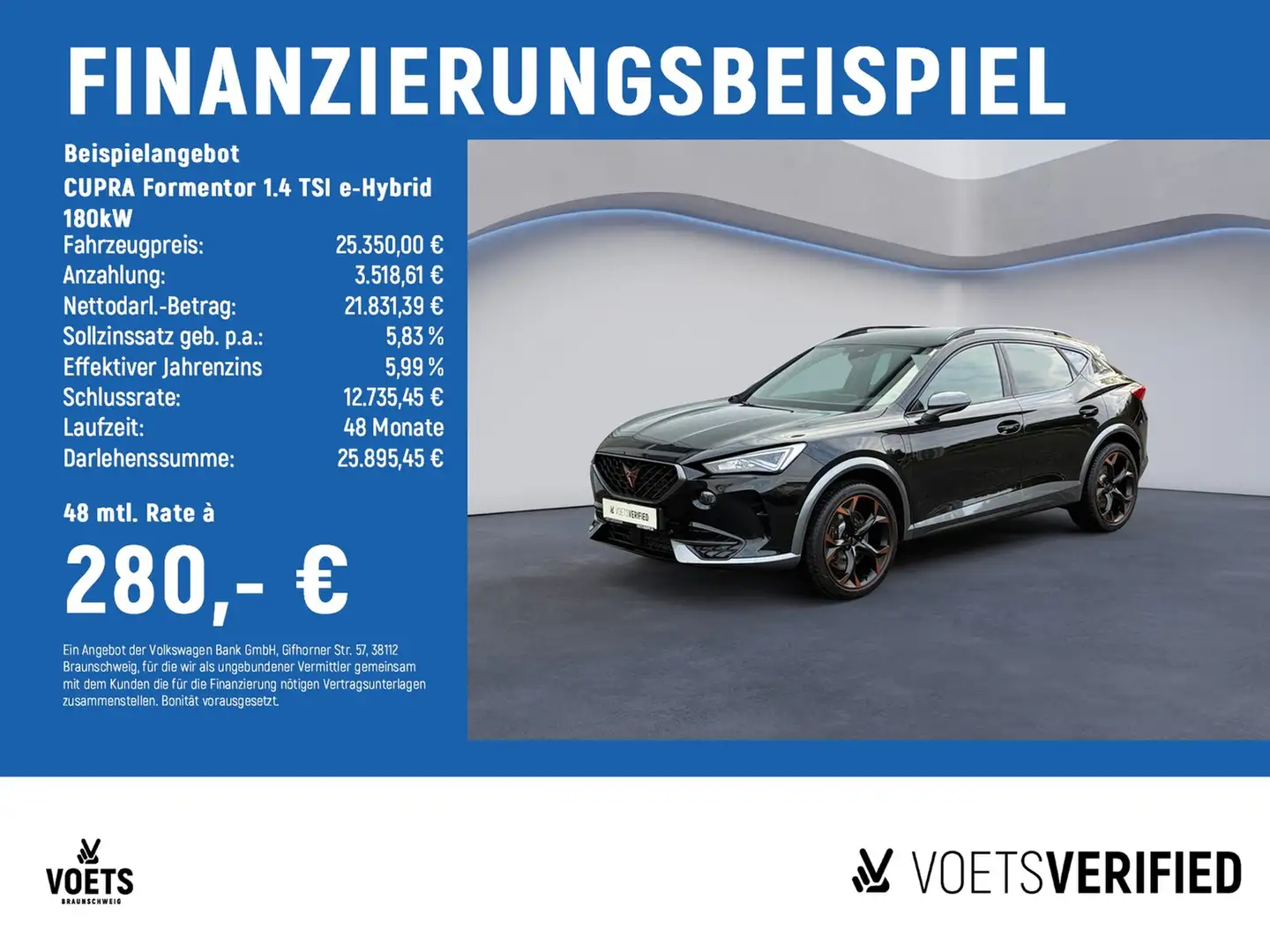 CUPRA Formentor 1.4 TSI e-Hybrid 180kW LED+SHZ+ACC Zwart - 2