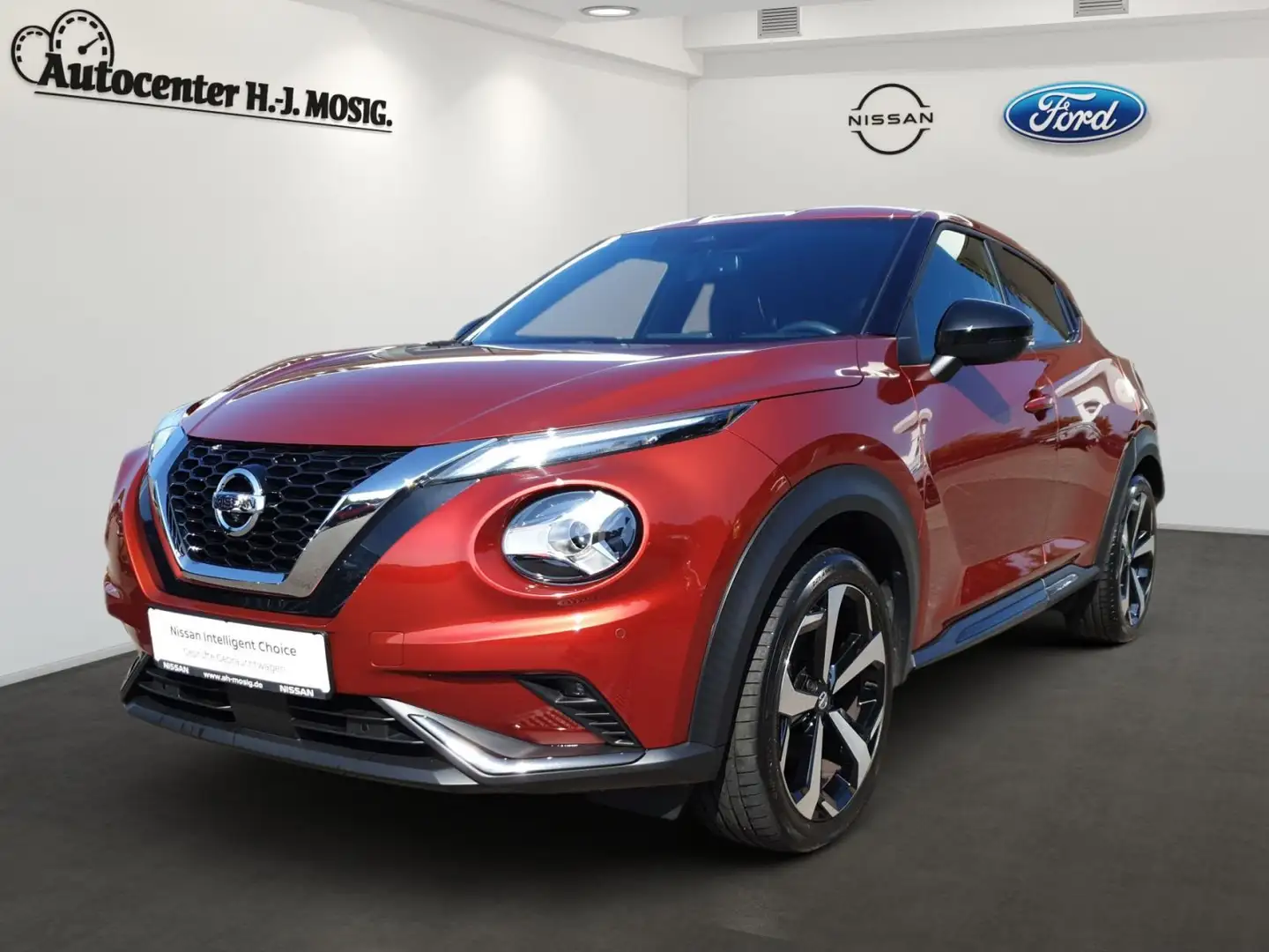Nissan Juke 1,0 Automatik Tekna / BOSE / AHK Rouge - 2