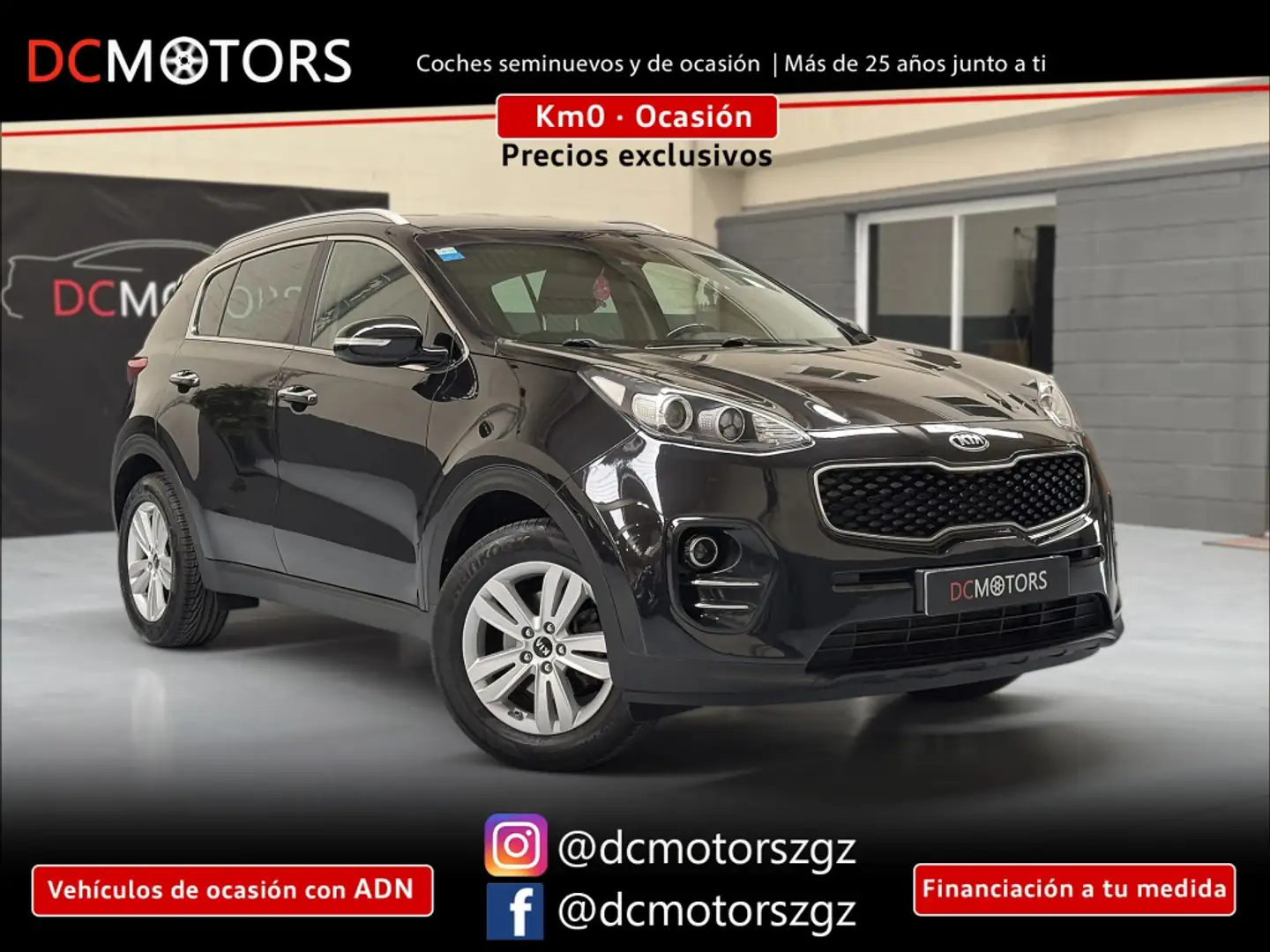 Kia Sportage 1.6 GDi Drive 4x2 Zwart - 1
