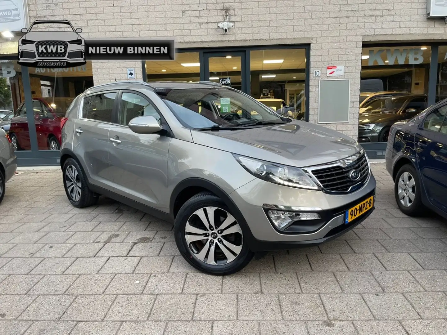 Kia Sportage 1.6 GDI X-ecutive + Airco Leer NAP Beurt Grau - 1