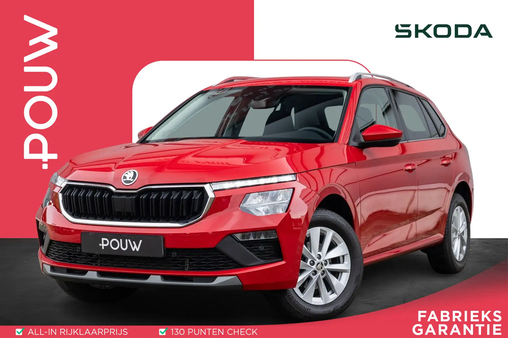 Skoda Kamiq 1.0 TSI 115pk DSG Business Edition App connect | C Rood - 1