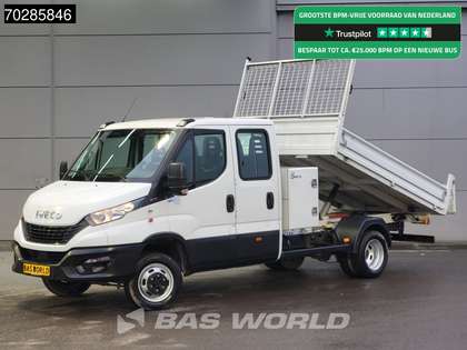 Iveco Daily 35C16 3.0L Open Laadbak Dubbel Cabine met Kist 3,5