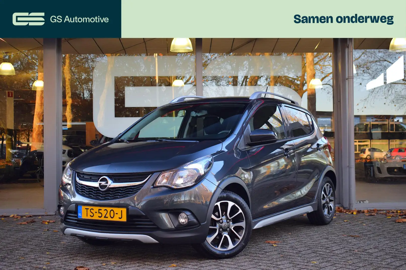 Opel Karl 1.0 Rocks Online Edition Automaat |CRUISE|NAVI|PDC Grau - 1