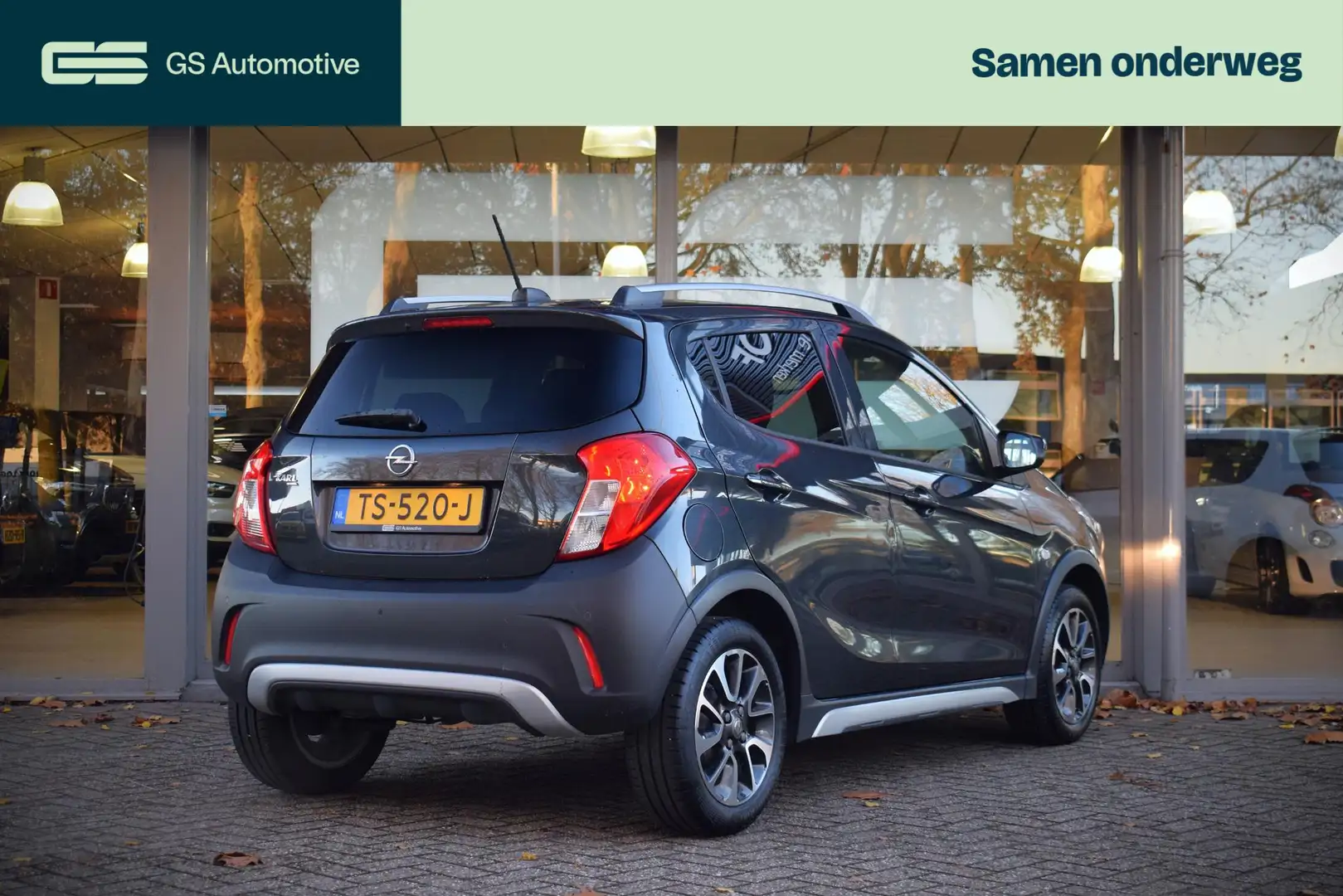 Opel Karl 1.0 Rocks Online Edition Automaat |CRUISE|NAVI|PDC Grau - 2