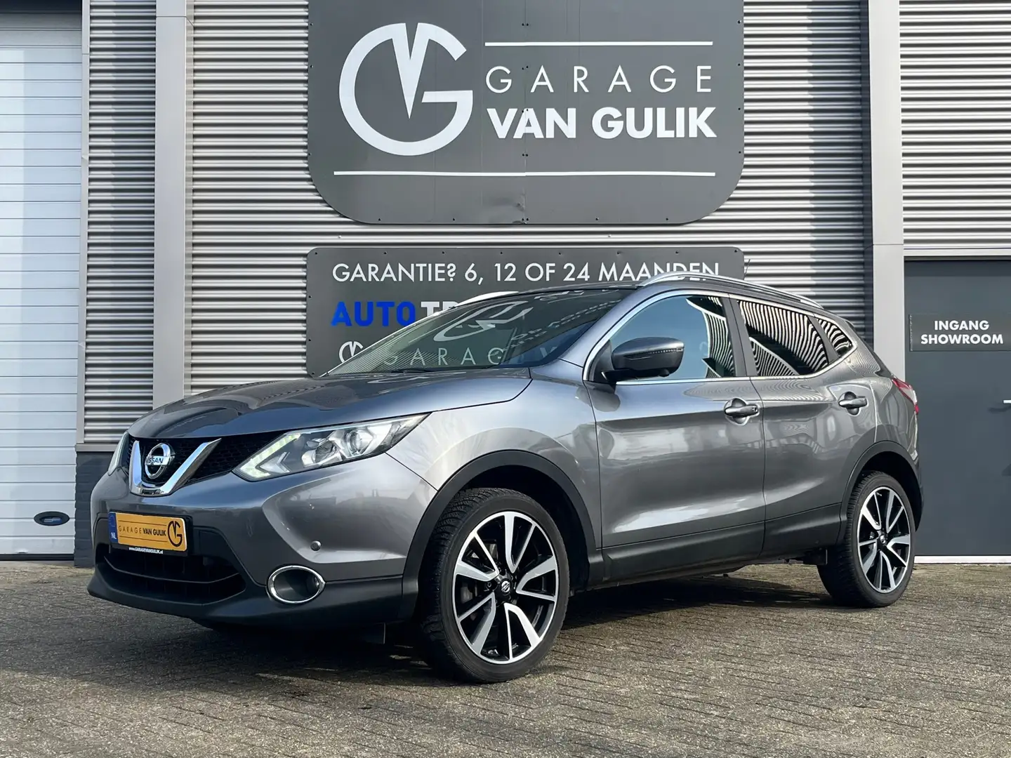 Nissan Qashqai 1.2 116PK Clima,Cruise,Navi,Bluetooth,Isofix,360Ca Grigio - 1