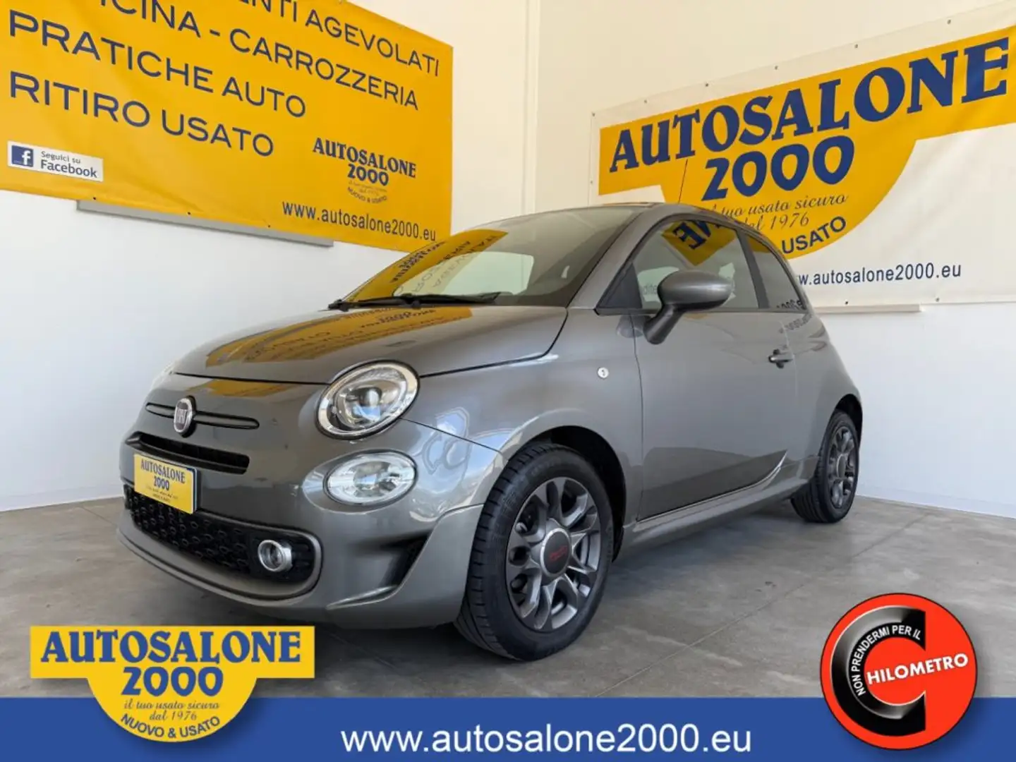Fiat 500 S 1.3 Multijet 95 CV NEOPATENTATI / PREZZO REALE Grigio - 1