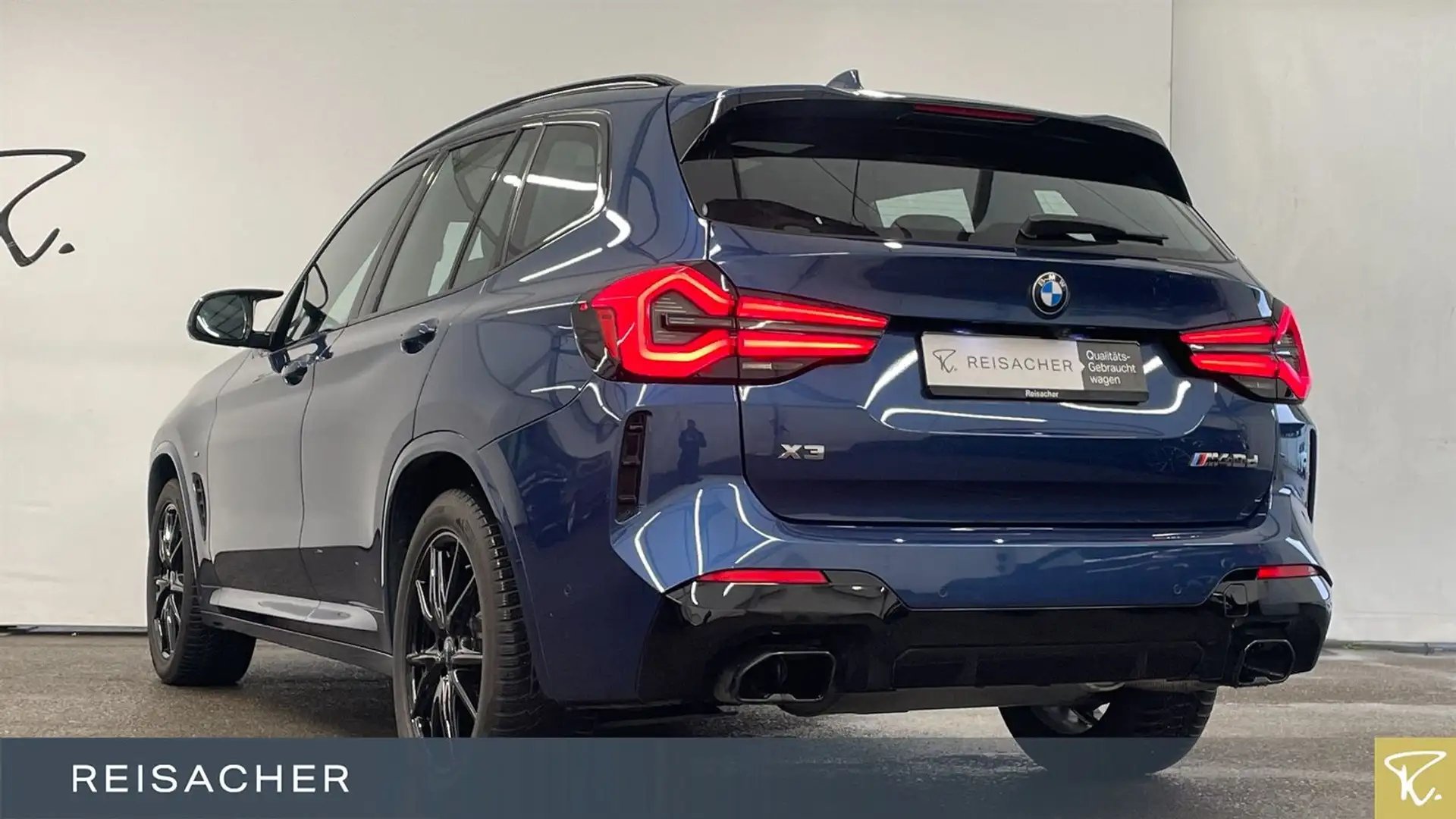 BMW X3 M d A AHK LCPro HUD Pano ACC 360° H&K 20" LM Blau - 2