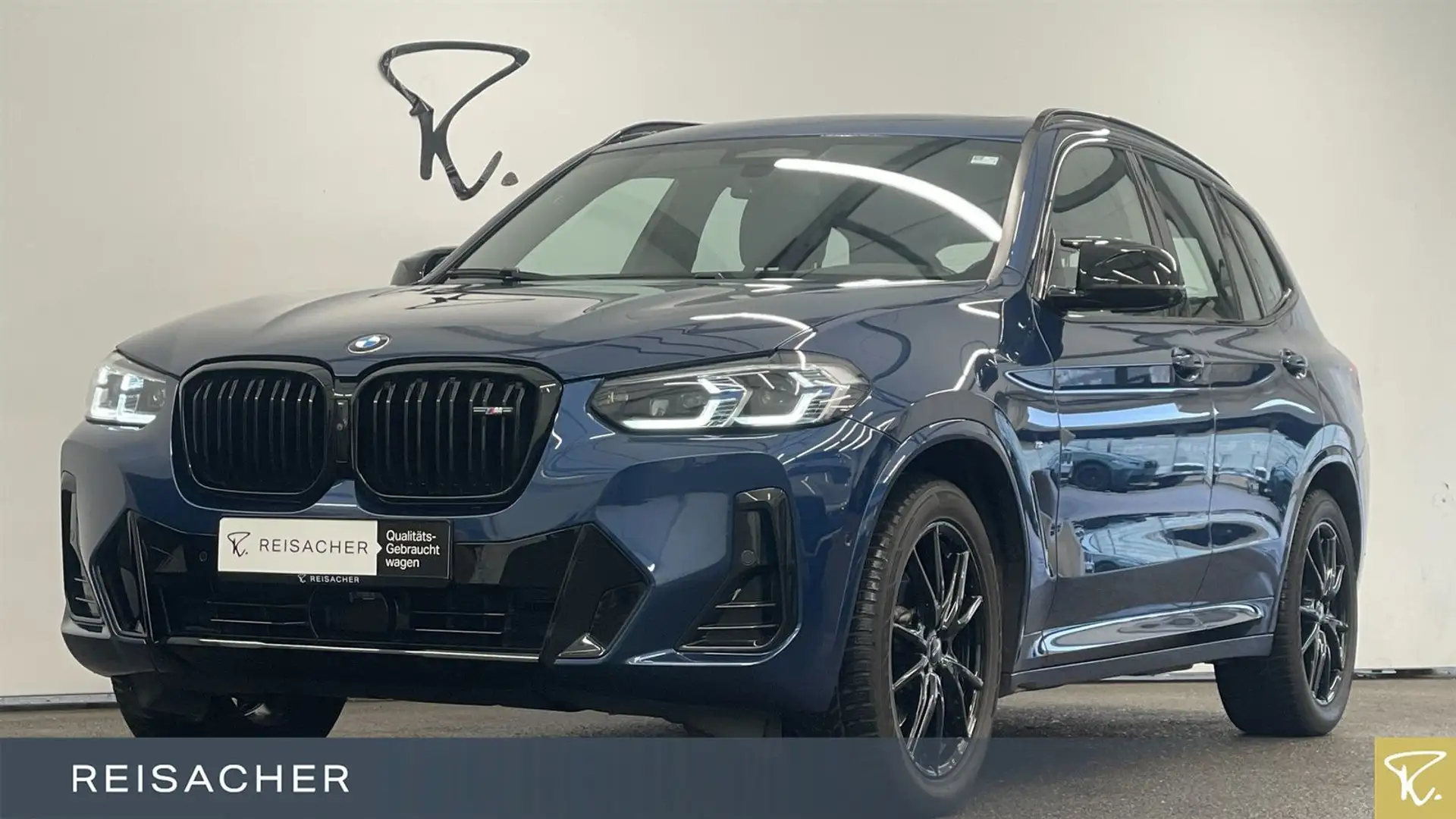 BMW X3 M d A AHK LCPro HUD Pano ACC 360° H&K 20" LM Blau - 1