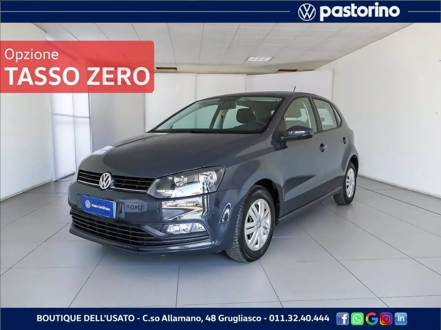 Volkswagen Polo 1.0 TRENDLINE 60CV Grigio - 1