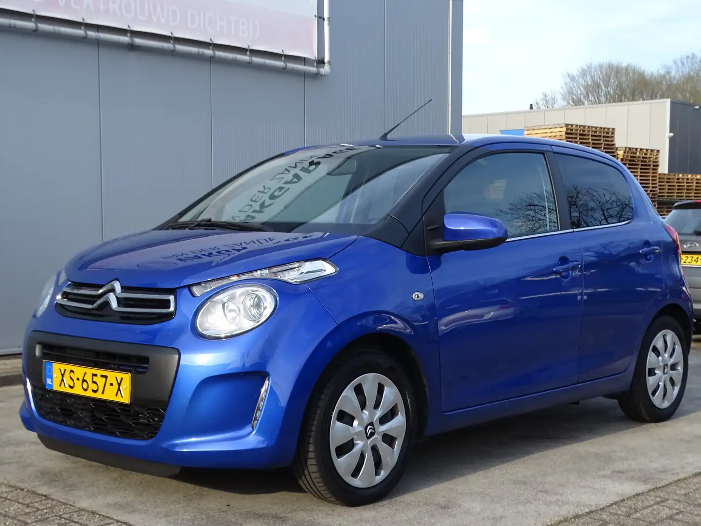 Citroen C1 1.0 VTi Feel Airco, Trekhk, 5 DRS, NL/NAP! Blauw - 2