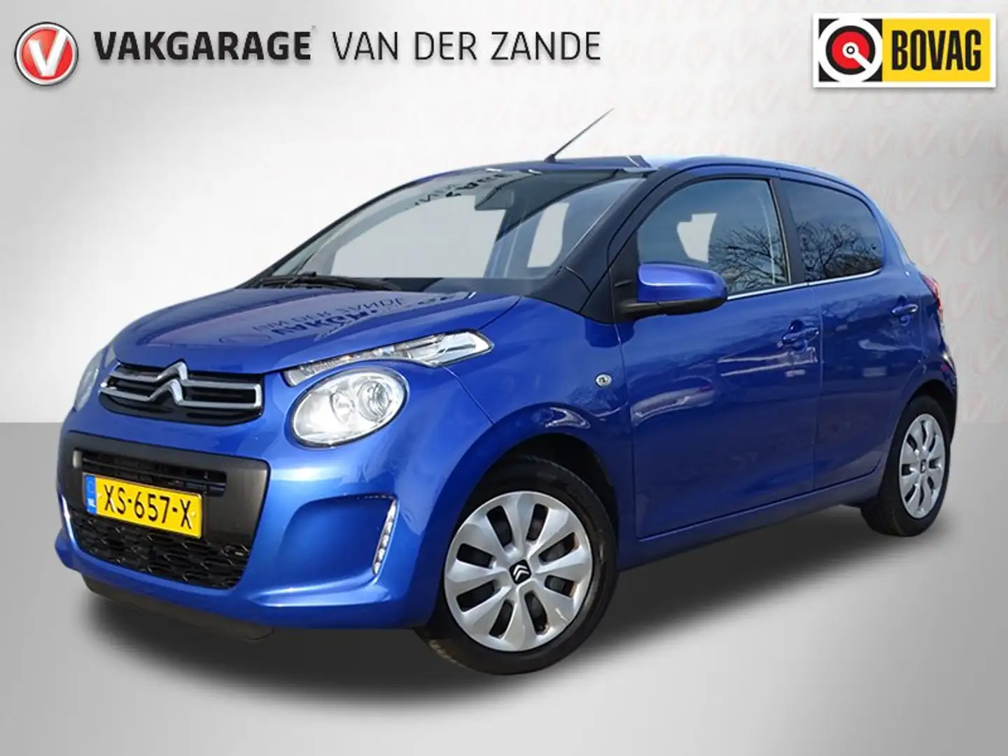 Citroen C1 1.0 VTi Feel Airco, Trekhk, 5 DRS, NL/NAP! Blauw - 1