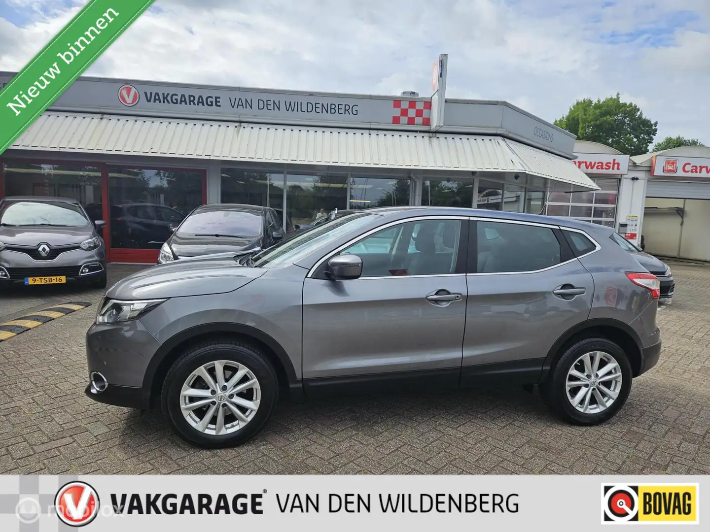 Nissan Qashqai 1.2 Acenta Navi Grijs - 1
