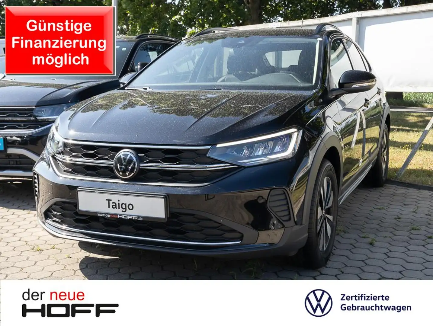 Volkswagen Taigo 1.0 TSI Goal Tageszulassung Allwetter Navigation S Zwart - 1