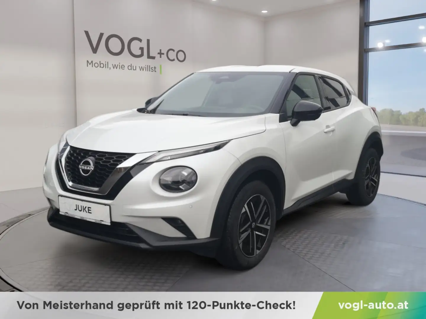 Nissan Juke N-Connecta + 1,0 DIG-T 114PS Weiß - 1