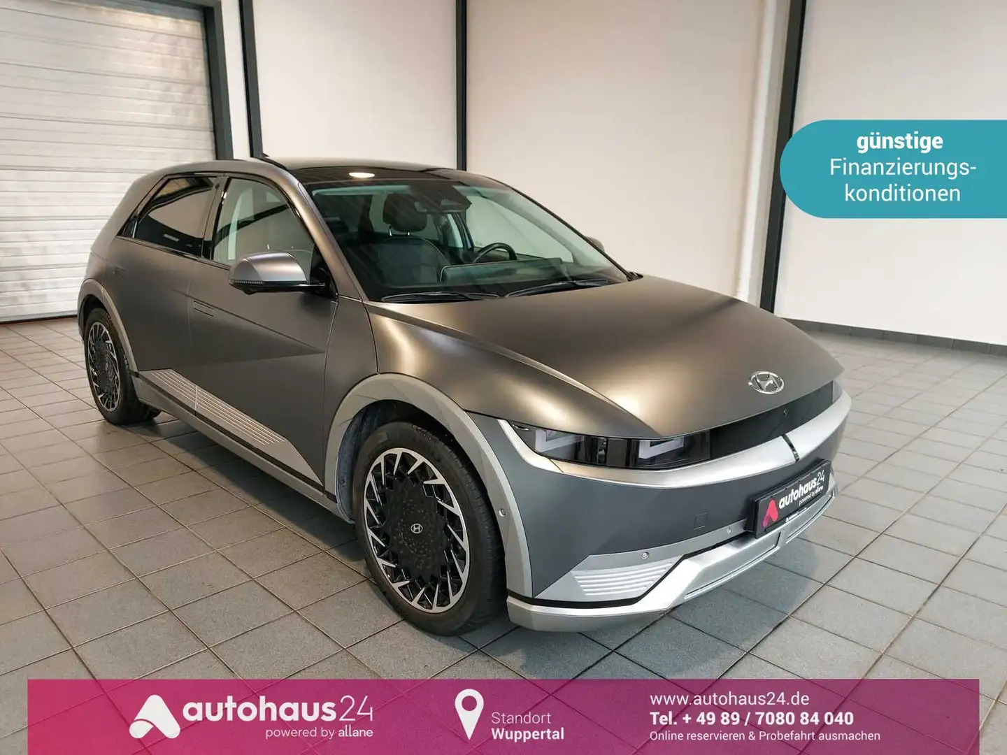 Hyundai IONIQ 5 Uniq 77,4 kWh|Pano|HeadUp|ACC Silber - 1